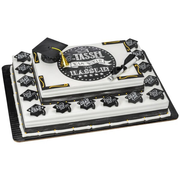 Graduation You Did it Grad Assortment Cupcake Cake Pics - set of 12