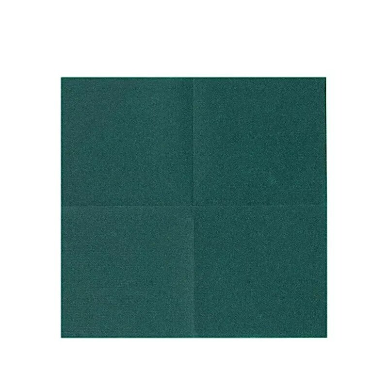 HUNTER GREEN 20 Square 10&#x22; x 10&#x22; Airlaid Paper Disposable Cocktail NAPKINS