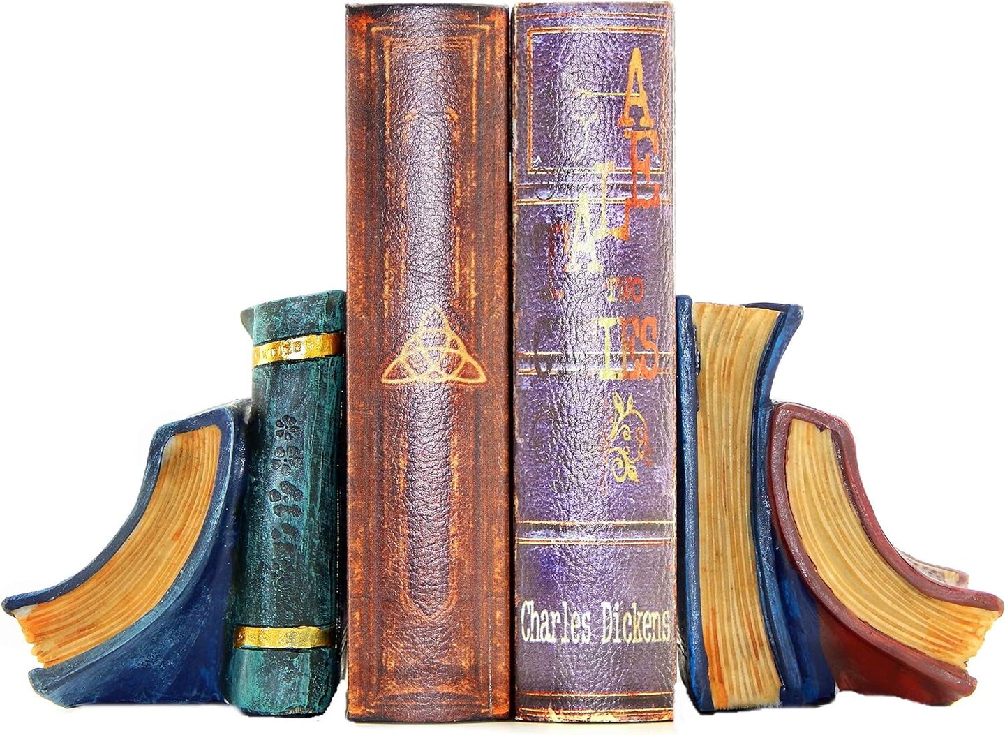 Decorative Bookends Book Book Stopper Bookshelves Bookrack End Library Shelves Non Skid Bookshelf 6 Inch