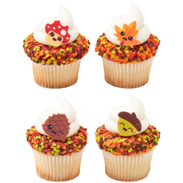 Fall Cuties Sweet D&#xE9;cor&#xAE; Edible Decorations 12ct