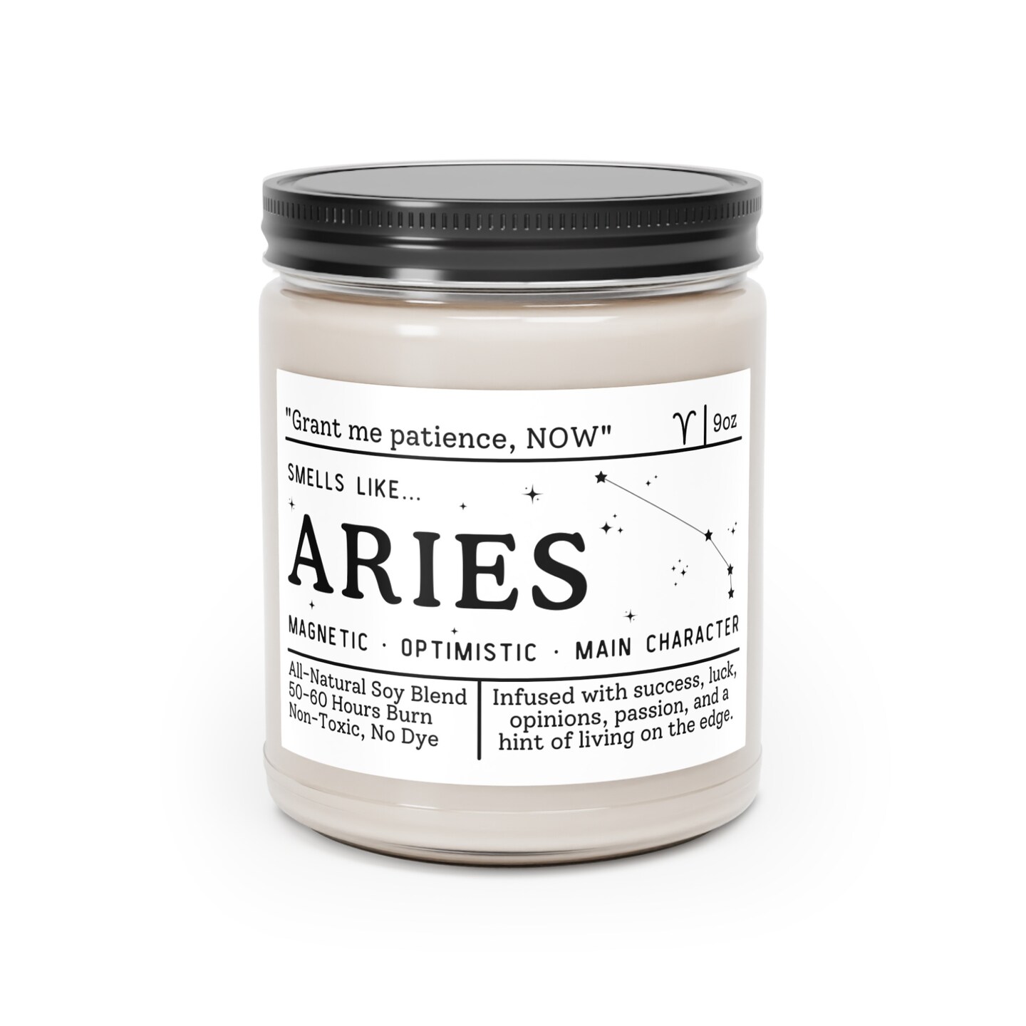 Aries Candle - Smells Like Aries Zodiac Candle | MakerPlace by