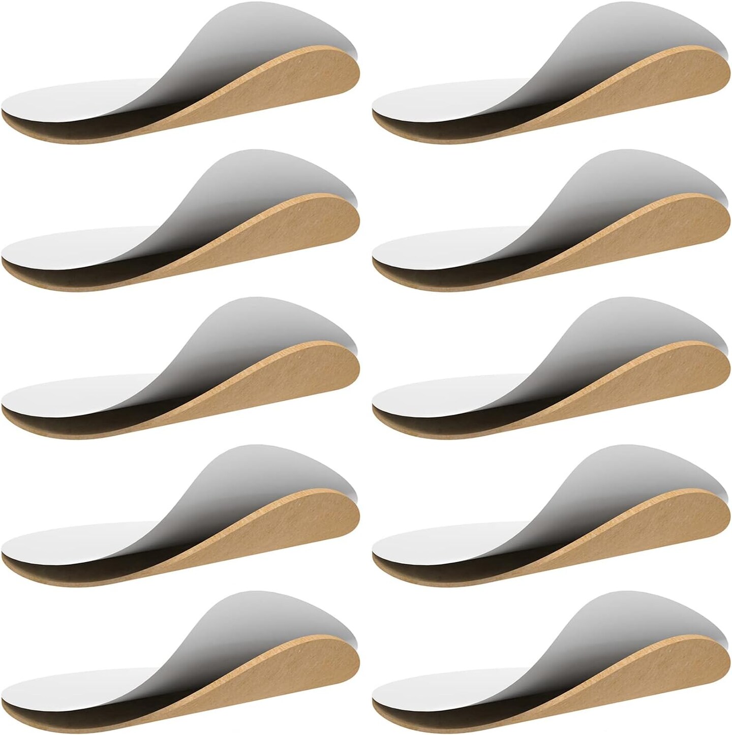 100 Pcs 4 x 4 Inch Self Adhesive Cork Round Backing Cork Tiles Sheets for Coasters and DIY Crafts