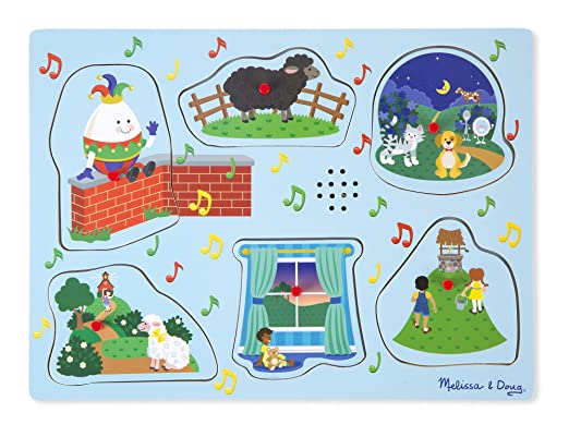 Melissa &#x26; Doug Nursery Rhymes 2 Sound Puzzle (6 Piece)