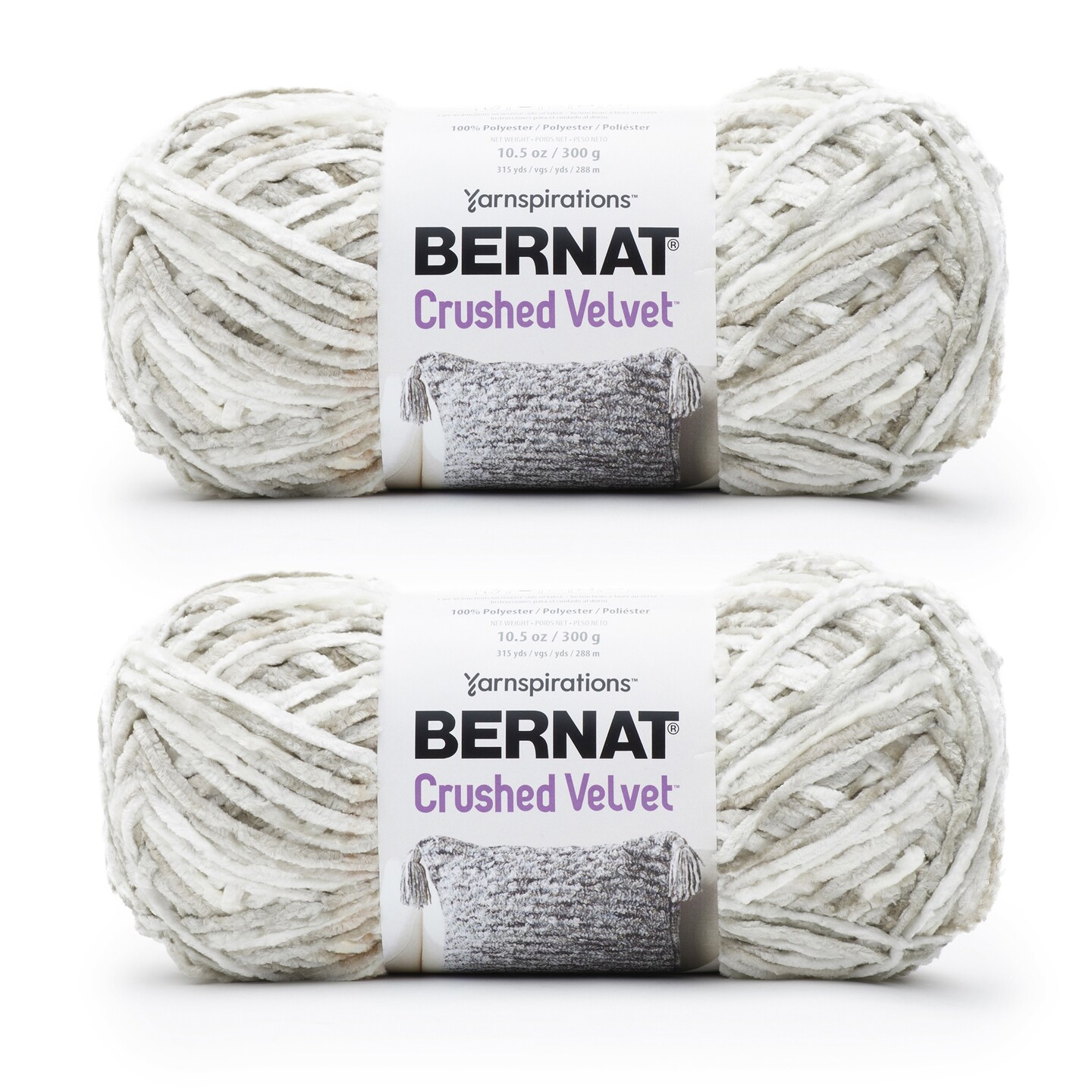 Bernat Light Weight Acrylic Softee Baby Yarn 2 Bundle