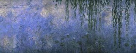 Water Lilies: Morning with Willows c. 1918-26 - center panel Poster Print by  Claude Monet - Item # VARPDX278739