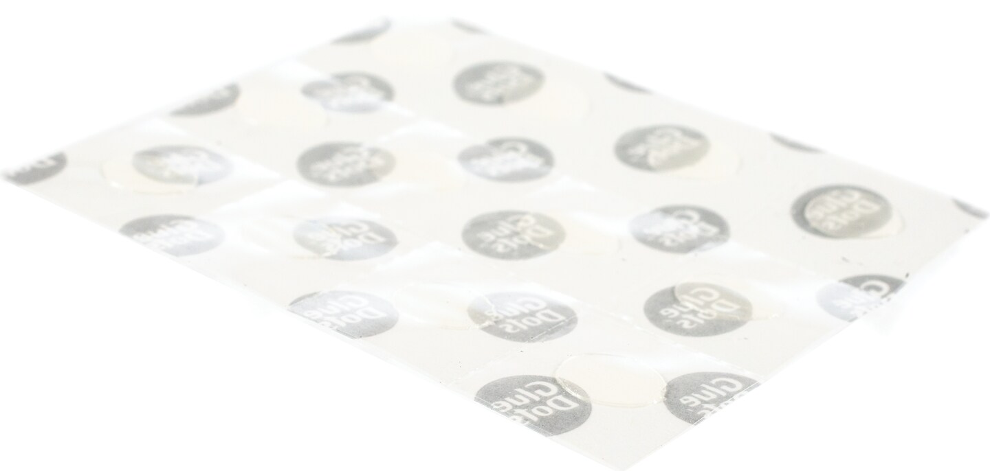 Glue Dots .5" Dot Sheets Value Pack-Removeable, 600 Clear Dots