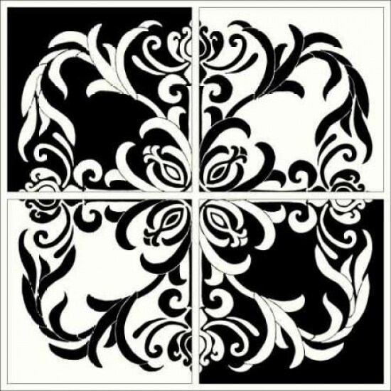 Damask Silhouette I Poster Print by Judy Shelby - Item # VARPDXCC2815