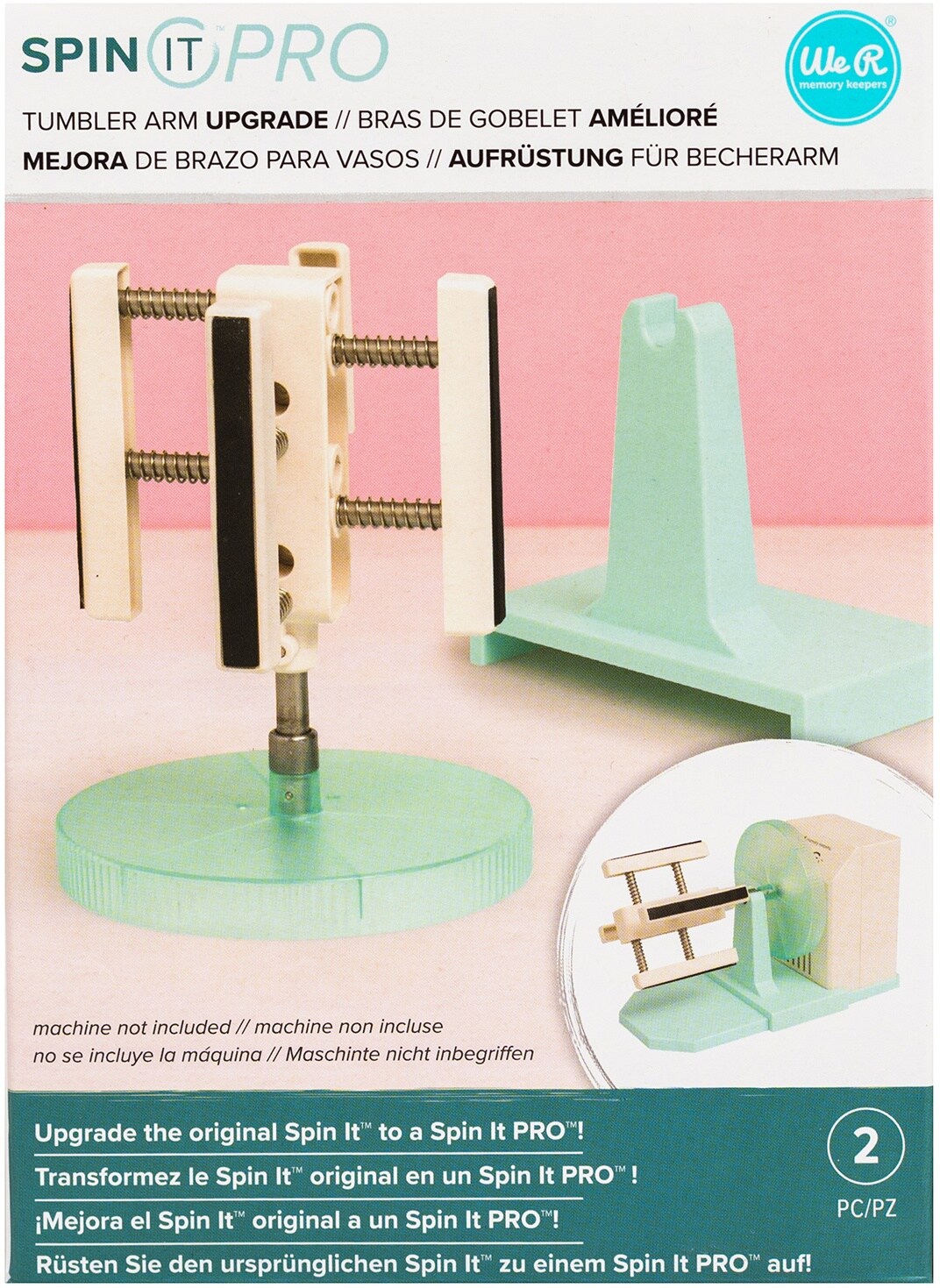 We R Spin It Tumbler Arm Upgrade - Base And Arm-