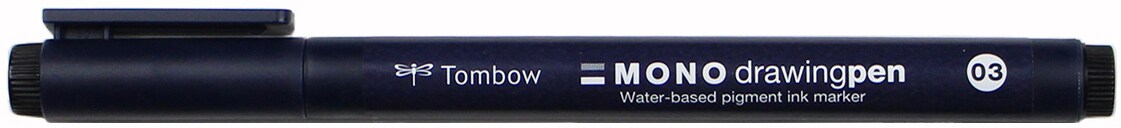 Tombow Mono Drawing Pen 0.3Mm Tip-Black