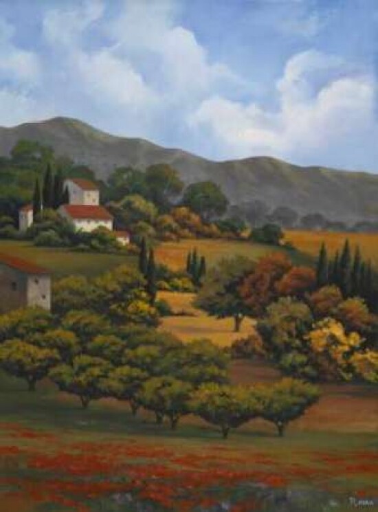 Italian Countryside I Poster Print by Vivien Rhyan - Item # VARPDX6257