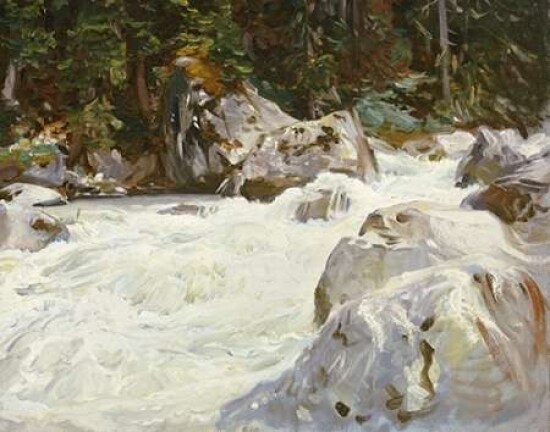 A Torrent in Norway Poster Print by  John Singer Sargent - Item # VARPDX268517