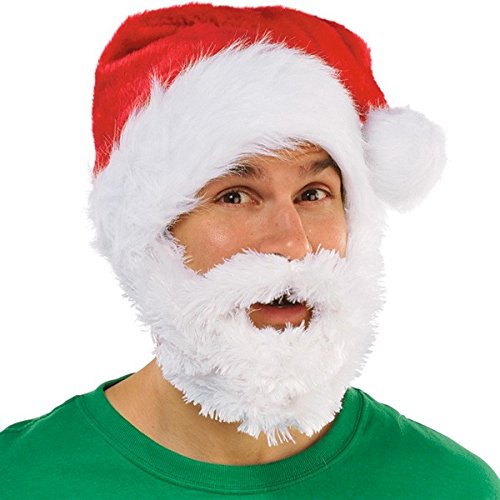 Velour Santa Hat with Plush Beard | Michaels