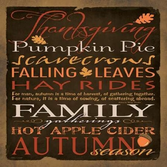 Thanksgiving III Poster Print by  Stephanie Marrott - Item # VARPDXSM10612