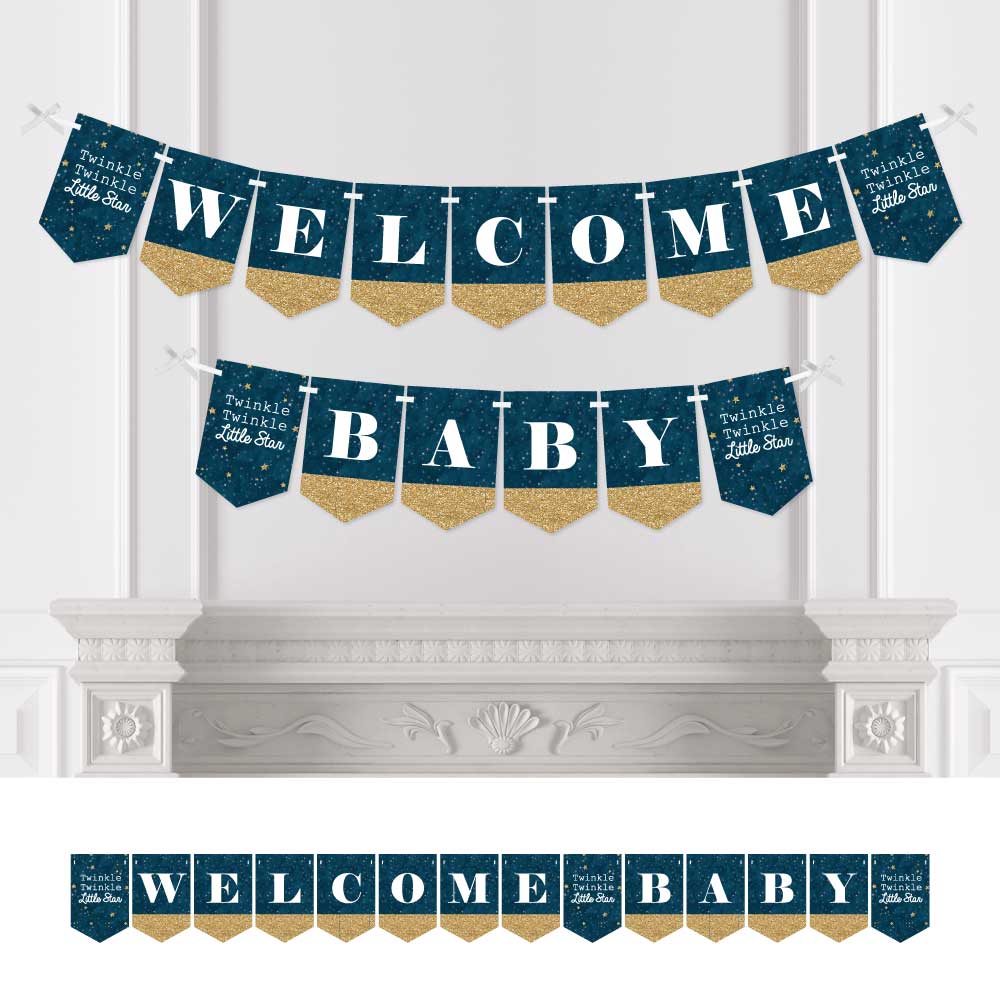 Twinkle twinkle little orders star baby shower banner