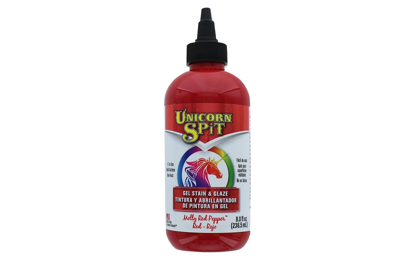 Eclectic Unicorn Spit Gel Stain 8oz Molly Red Pppr
