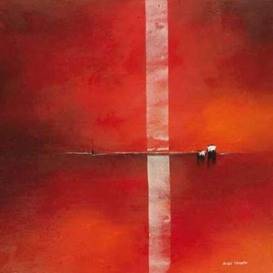 Deep red I Poster Print by Andre Schrooten - Item # VARPDXGA0102285