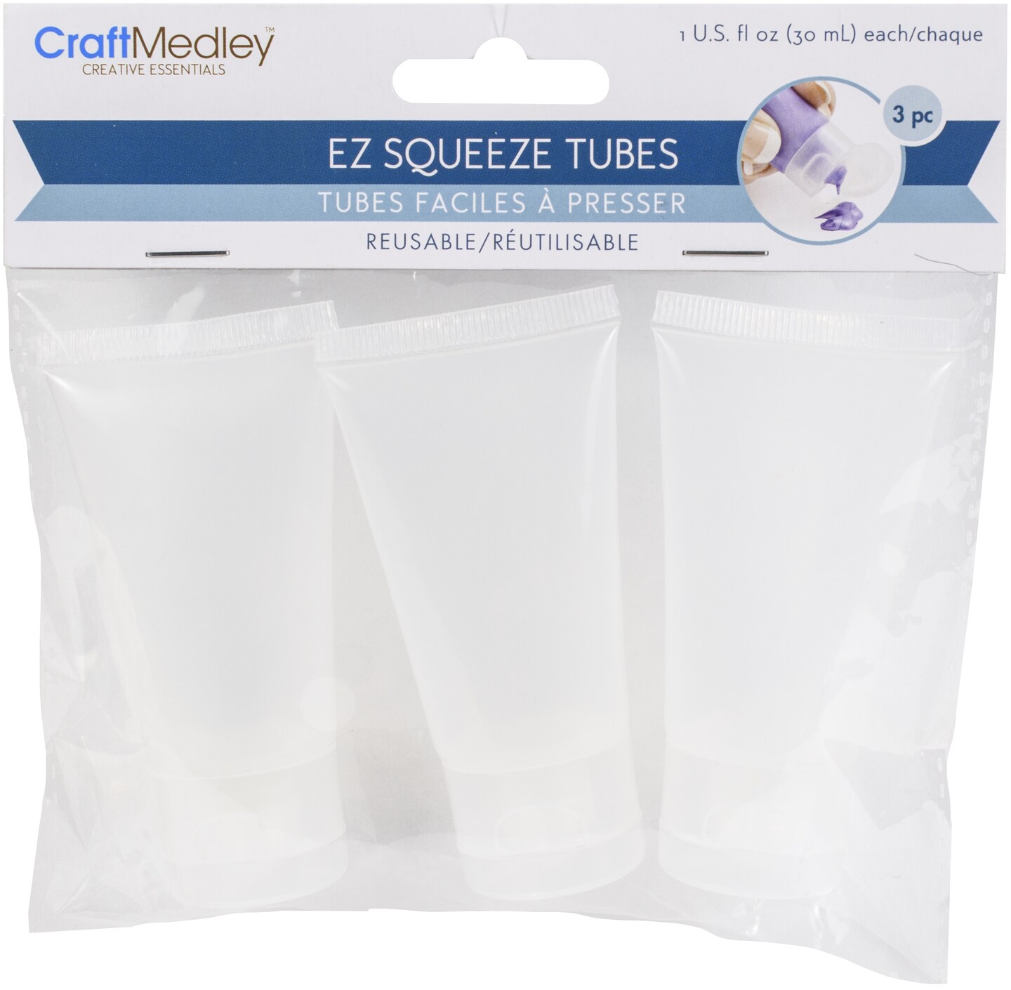 Empty Ez Squeeze Paint Tubes 30Ml 3/Pkg Michaels