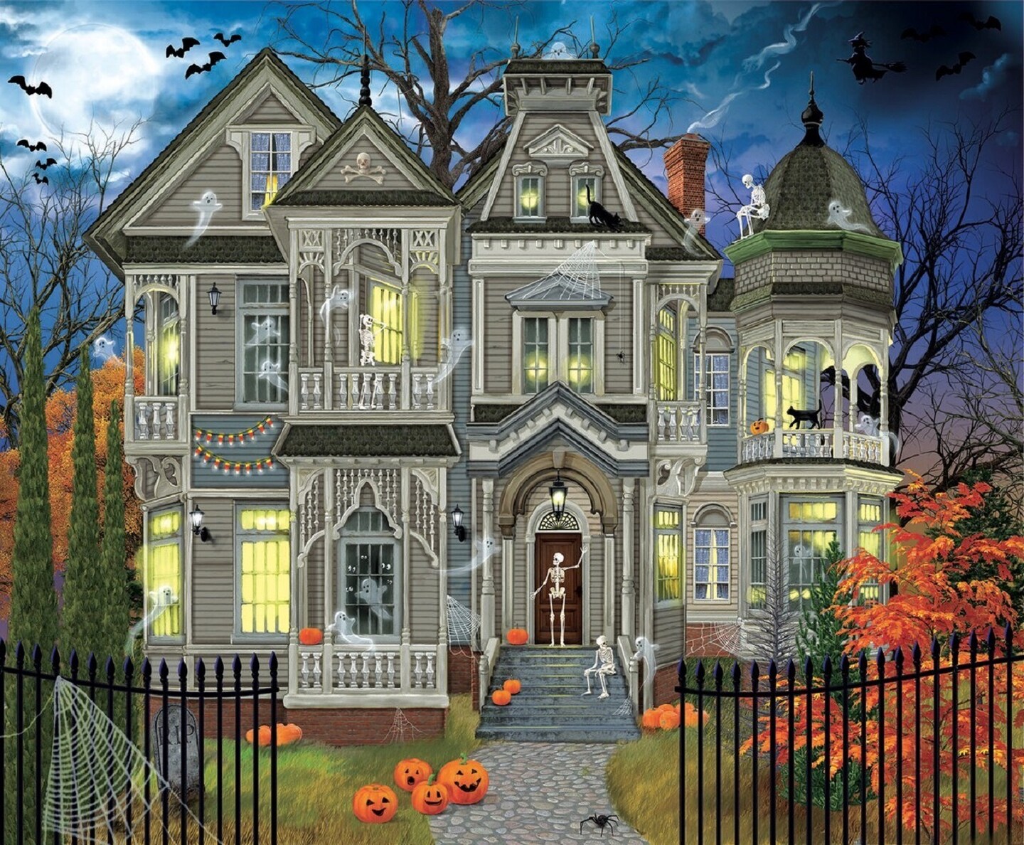 Sunsout Come on In 300 pc  Halloween Jigsaw Puzzle 31449