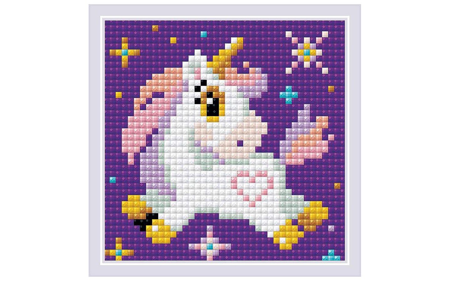 Riolis Diamond Mosaic Kit 4x4&#x22; Little Unicorn