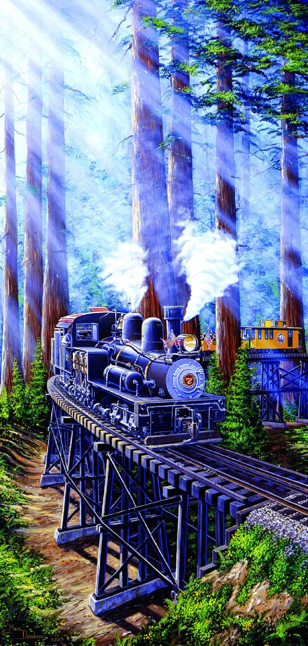Sunsout Redwood Sidewinder 1000 pc   Jigsaw Puzzle 69931