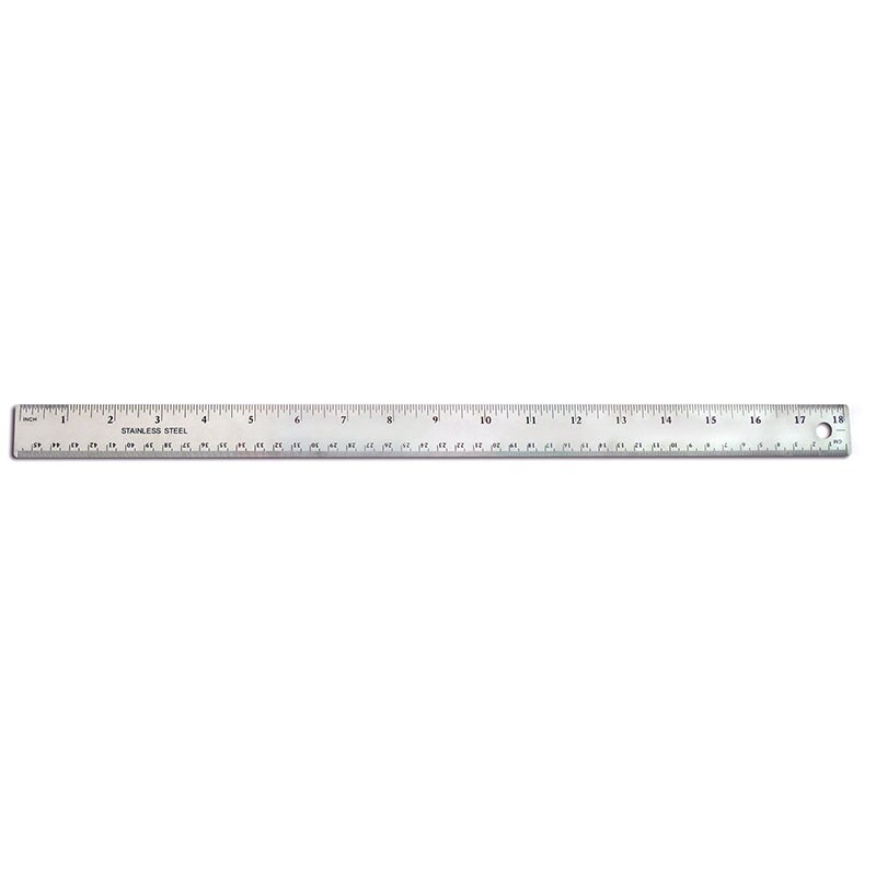 Stainless Steel Ruler, 18&#x22;