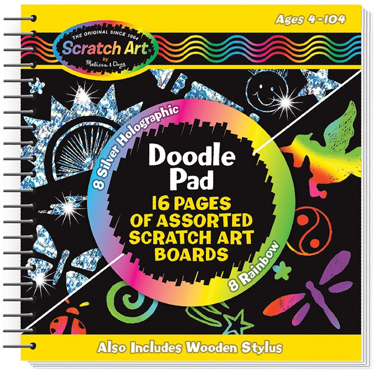 Melissa & Doug Scratch Art Doodle Pad