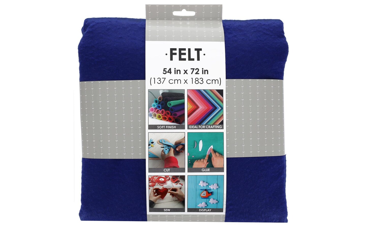 Felt 54x72&#x22; 2pc Blue