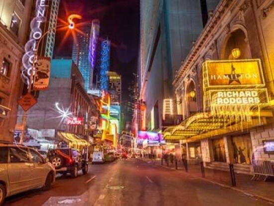 New York city stret in night Poster Print by  Assaf Frank - Item # VARPDXAF201601191436HDR