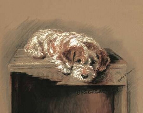 Terrier, Baggage Poster Print by  Lucy Dawson - Item # VARPDXLD01