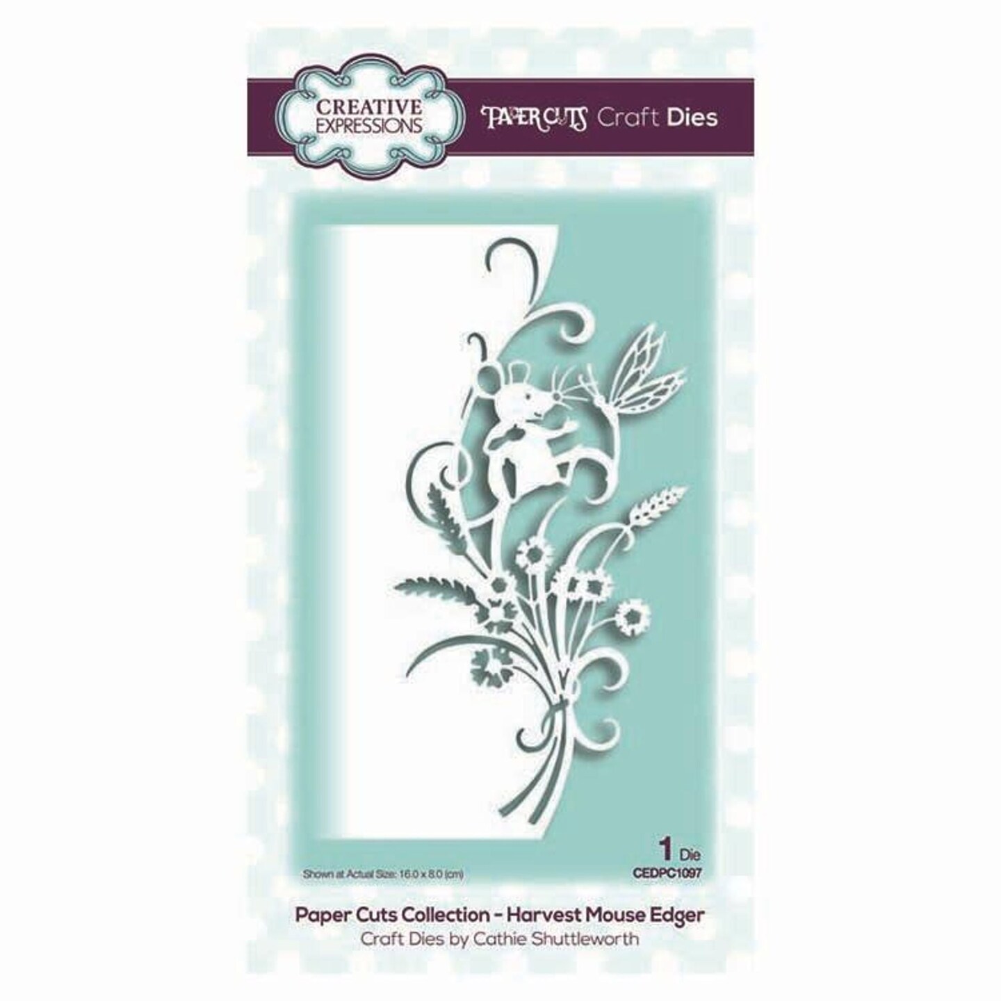 Creative Expressions Paper Cuts Collection - Harvest Mouse Edger