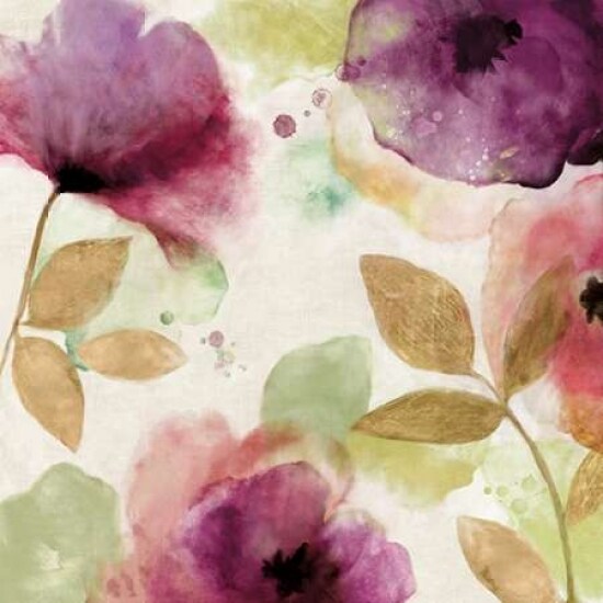 Watercolour Florals II Poster Print by Aimee Wilson