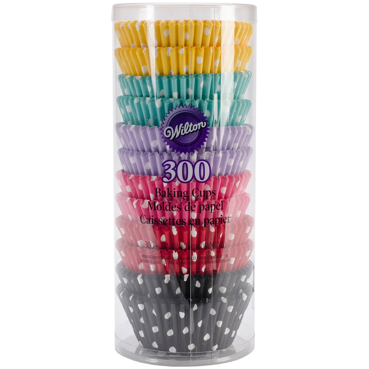 Wilton Standard Baking Cups 300/PkgPolka Dots Michaels