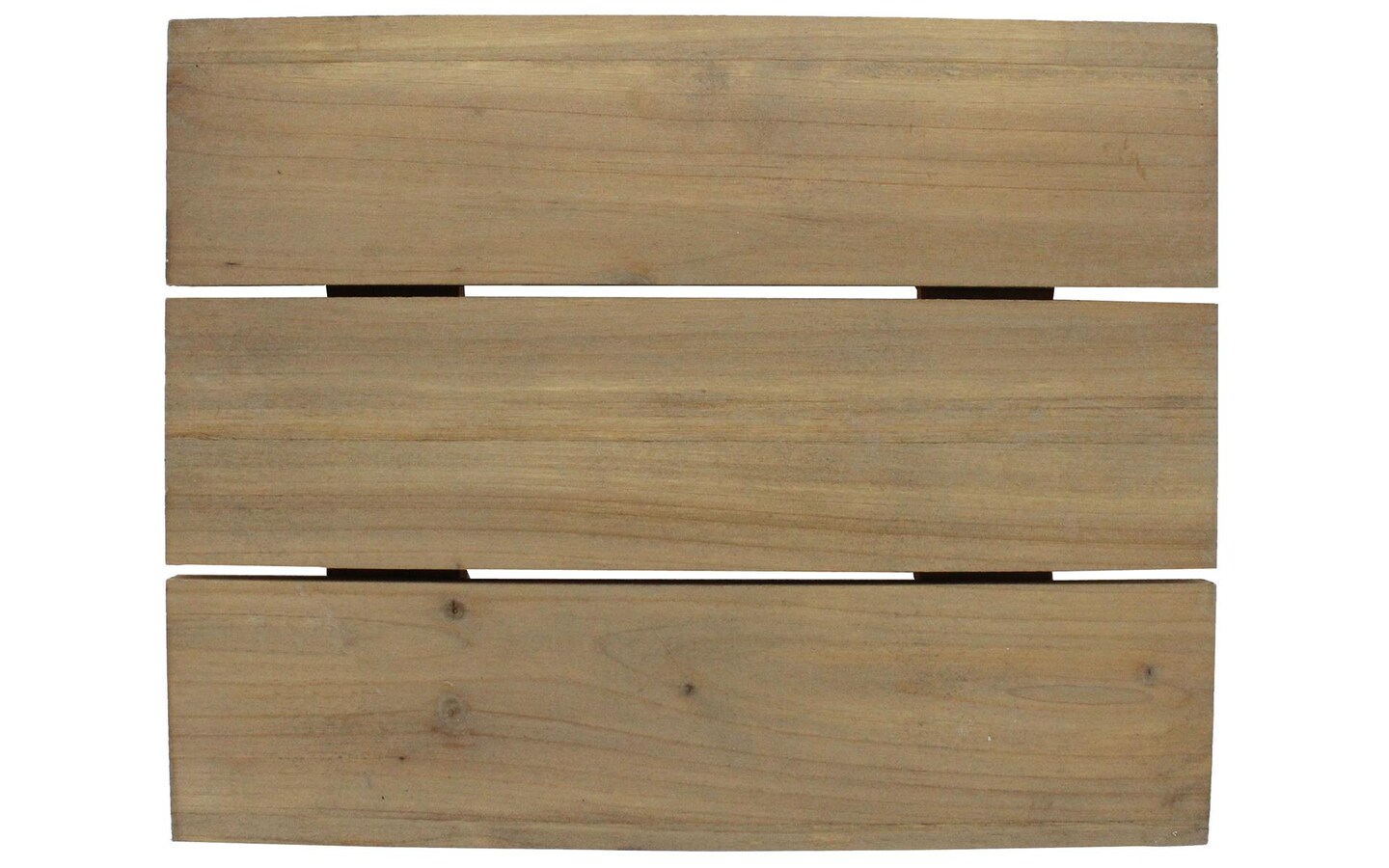 Wood Wall Hanger Slat Board 3 Planks 12&#x22; Nat