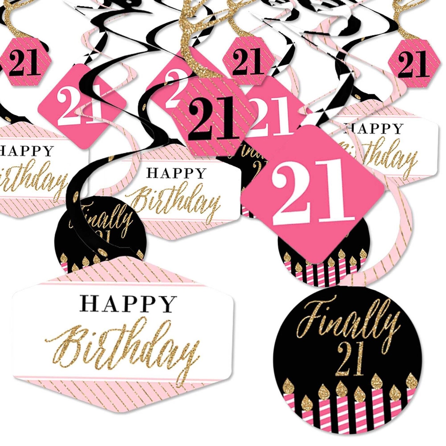 Girl 21st birthday party 2024 decorations