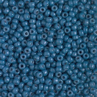 Miyuki 8 Round Seed Bead, 8-4485, Duracoat Dyed Opaque Juniper Berry, 10 grams