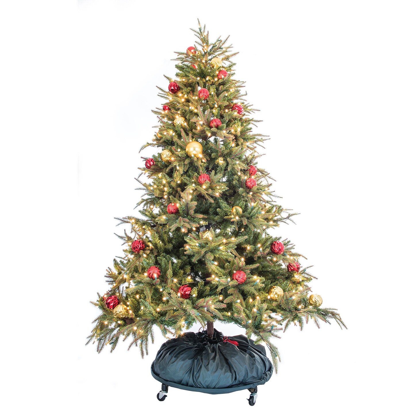 Upright Assembled Christmas Tree Bag with Wheels (7-9 ft. Trees)