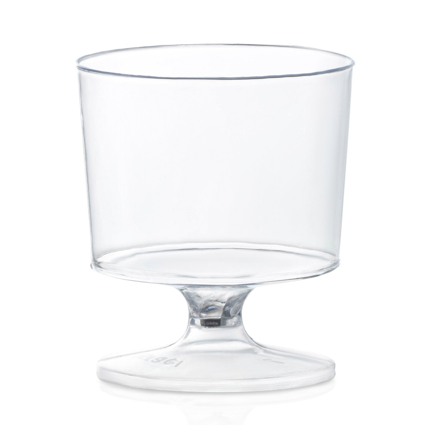 Clear Round Plastic Disposable Mini Wine Glasses 2 Ounce (480 Glasses
