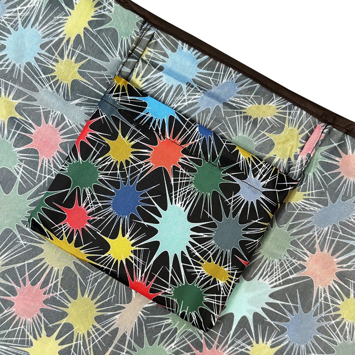 Wrapables Large Foldable Tote Nylon Reusable Grocery Bags, Connections