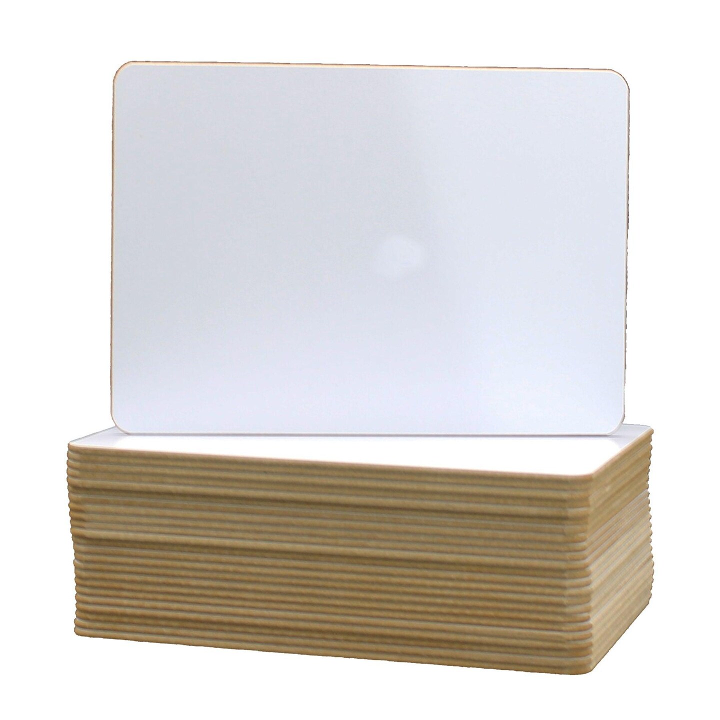 Single-Sided White Dry Erase Boards, 9.5&#x22; x 12&#x22;, Pack of 24