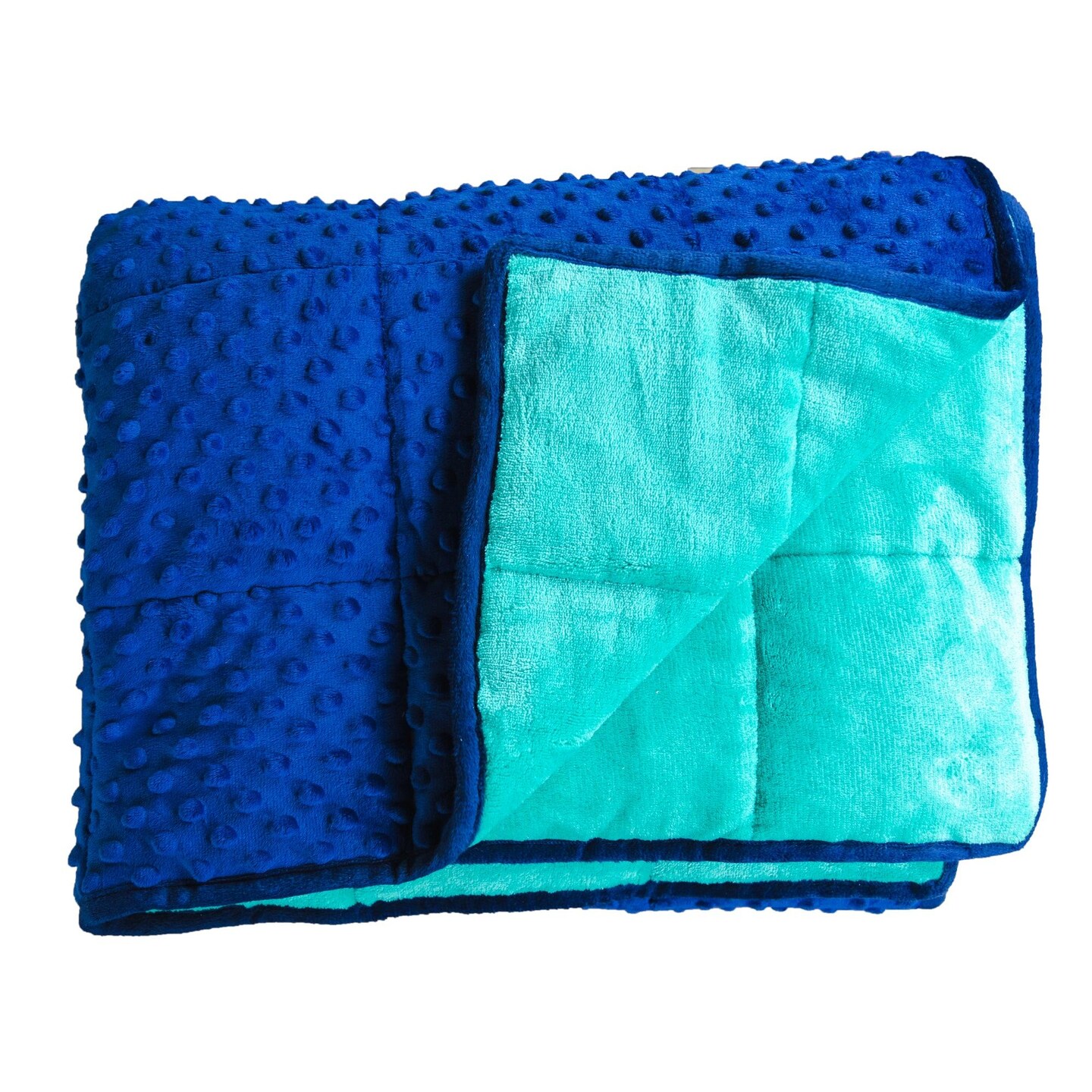 Soft Fleece Weighted 7lb Small Sensory Blanket for Kids, 56&#x22; x 36&#x22;