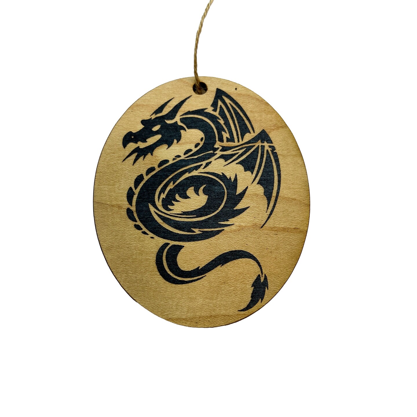 CUSTOM RED OR BLACK Dragon - ornament 4X3in CUSTOM RED OR BLACK Dragon - ornament 4X3in