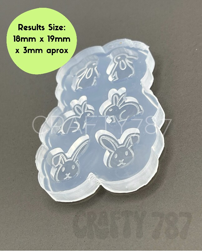 Bunny pallet Silicone Mold (A14)
