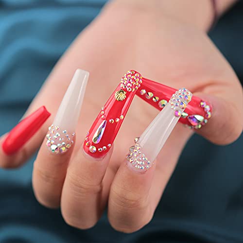 5000 Pieces 1.2mm Mini AB Glass Crystals for Nail Art Manicure Iridescent Long Lasting Like Swarovski Shine Rhinestone Bead Gem Jewelry Diamond by BELLEBOOST