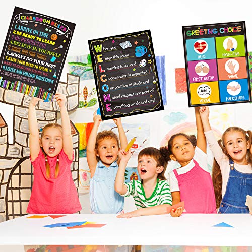 Welcome Classroom Poster Back to School Classroom Decorations Motivational Sign 11 X 14 for Preschool Middle High School Classroom Decor