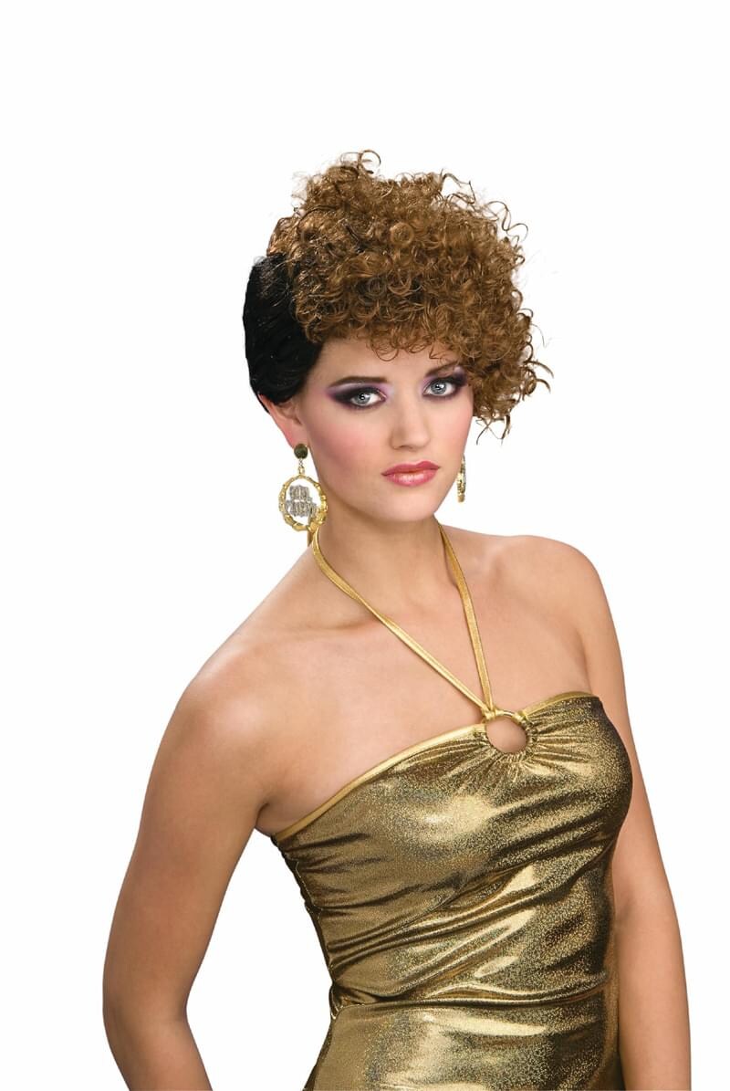 Hip Hop Rapper Home Girl Hair Adult Costume Wig