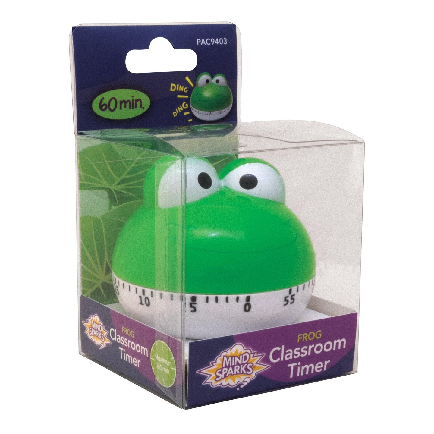 Classroom Timer Frog, Frog, Approx. 2-1/4&#x22; Height, Pack of 3