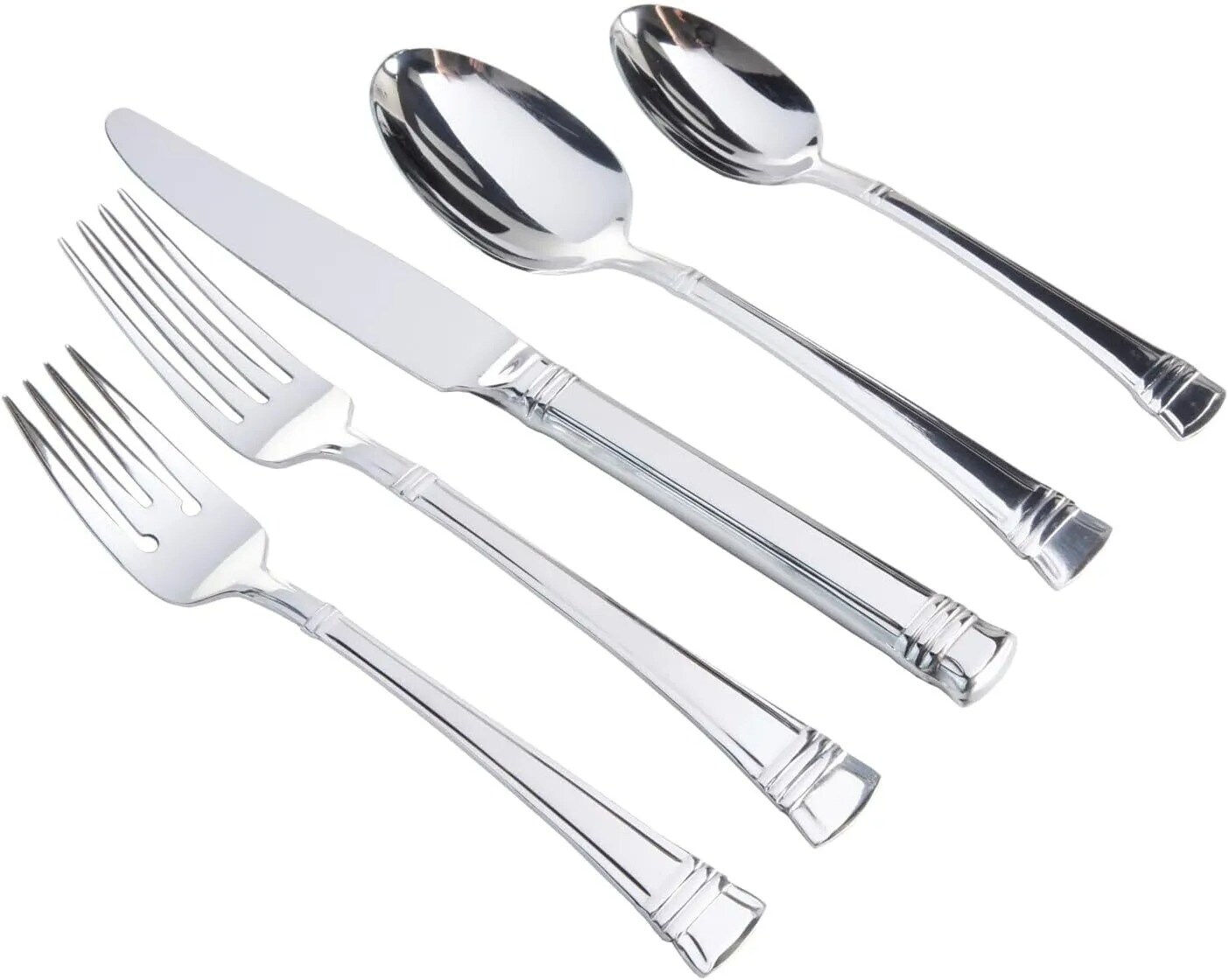 Gibson Cordell 20-Piece Flatware Set, Service for 4, Stainless Steel