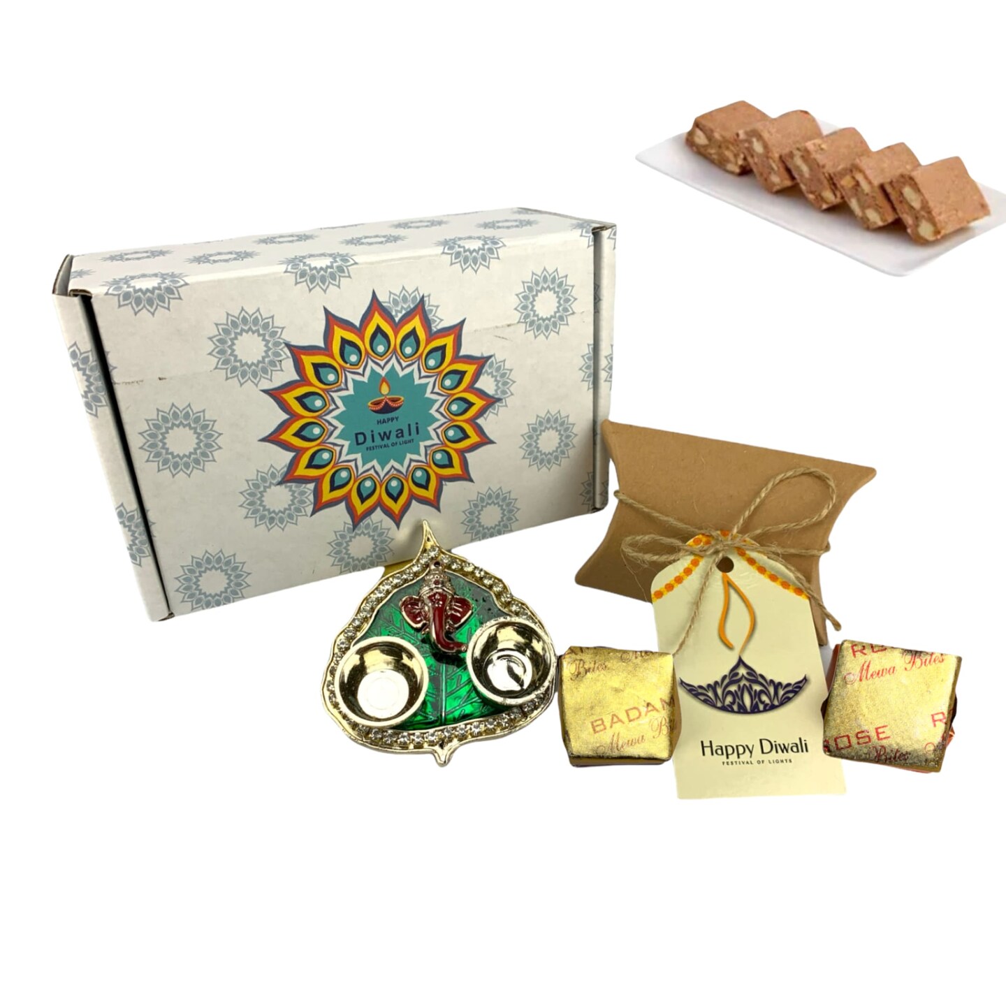 Bulk Personalize Diwali Gift Boxes Navratri Gifts Box Hamper Basket