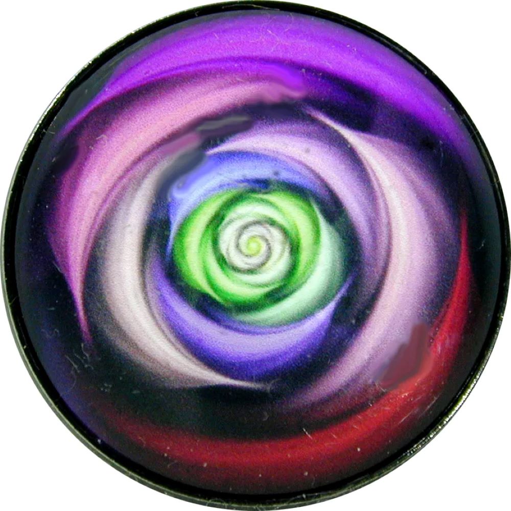 Kitcheniva Gorgeous Mystical Spiral Crystal Dome Button | Michaels