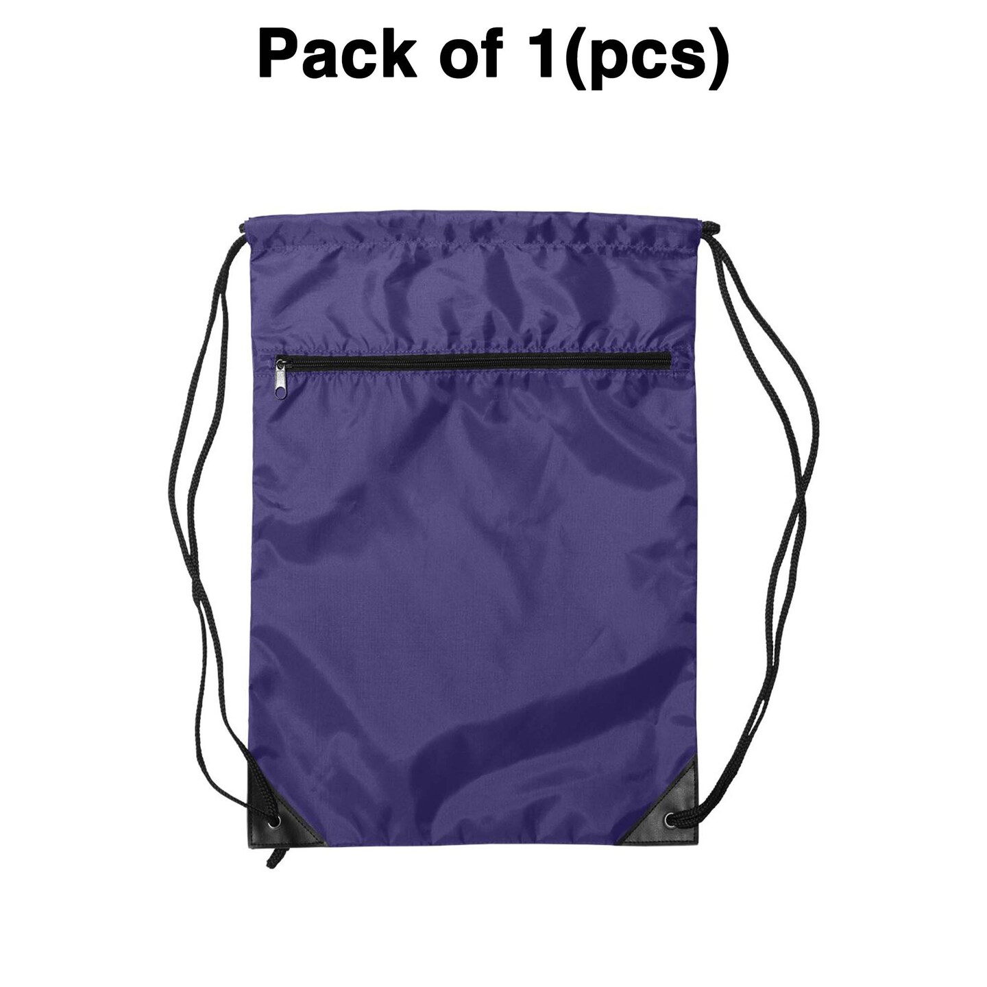 Liberty Bags&#xAE; Zippered Drawstring Backpack